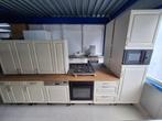Complete keuken Compleet met APP 120Keukens op voorraad 2515, Enkelwandige keuken, Ophalen of Verzenden, Zo goed als nieuw, Crème