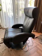 Leolux Helical relax fauteuil, grijs leer VERKOCHT, Huis en Inrichting, Fauteuils, Ophalen, Zo goed als nieuw, 50 tot 75 cm, Leolux eigentijdse design