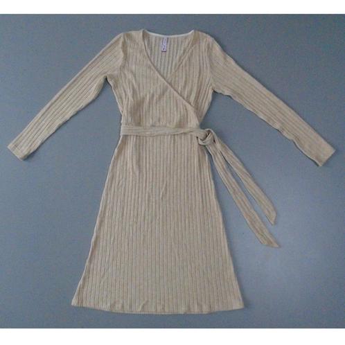 Miss Etam ecru zandkleurig jurk S/36, Kleding | Dames, Jurken, Zo goed als nieuw, Maat 36 (S), Beige, Verzenden