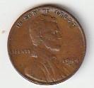 1  cent  1944  D  Amerika. km. A132, Ophalen of Verzenden, Noord-Amerika, Losse munt