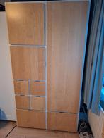 Ikea Rakke / Visthus kledingkast kleur wit met hout, Ophalen
