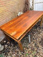 eetkamertafel, Huis en Inrichting, Tafels | Eettafels, Ophalen, Gebruikt, Koloniaal, 50 tot 100 cm