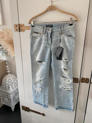 NIEUW Originele Dolce & Gabbana D&G jeans spijkerbroek 34 XS beschikbaar voor biedingen