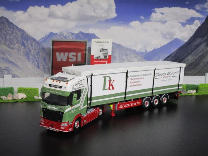 Wsi 01-2591 Scania S Highline CS20H , Dennis Kirscht, Hobby en Vrije tijd, Modelauto's | 1:50, Nieuw, Bus of Vrachtwagen, Wsi