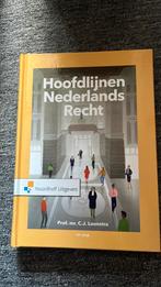 Hoofdlijnen Nederlands Recht - 14e druk, Boeken, Ophalen of Verzenden, Zo goed als nieuw, HBO