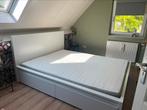 Ikea Malm 160x200 met lades, lattenbodem etc, Ophalen, Tweepersoons, Zo goed als nieuw, 200 cm