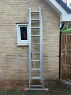 Aluminium ladder, Ophalen of Verzenden, Gebruikt, Opvouwbaar of Inschuifbaar, 4 meter of meer