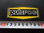 sticker PLUSFOG  Plus Fog  logo, Verzamelen, Stickers, Ophalen, Zo goed als nieuw, Bedrijf of Vereniging