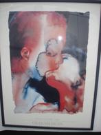 Graham Dean " Close up Kiss 1988" poster, Verzamelen, Gebruikt, Ophalen of Verzenden, A1 t/m A3, Rechthoekig Staand