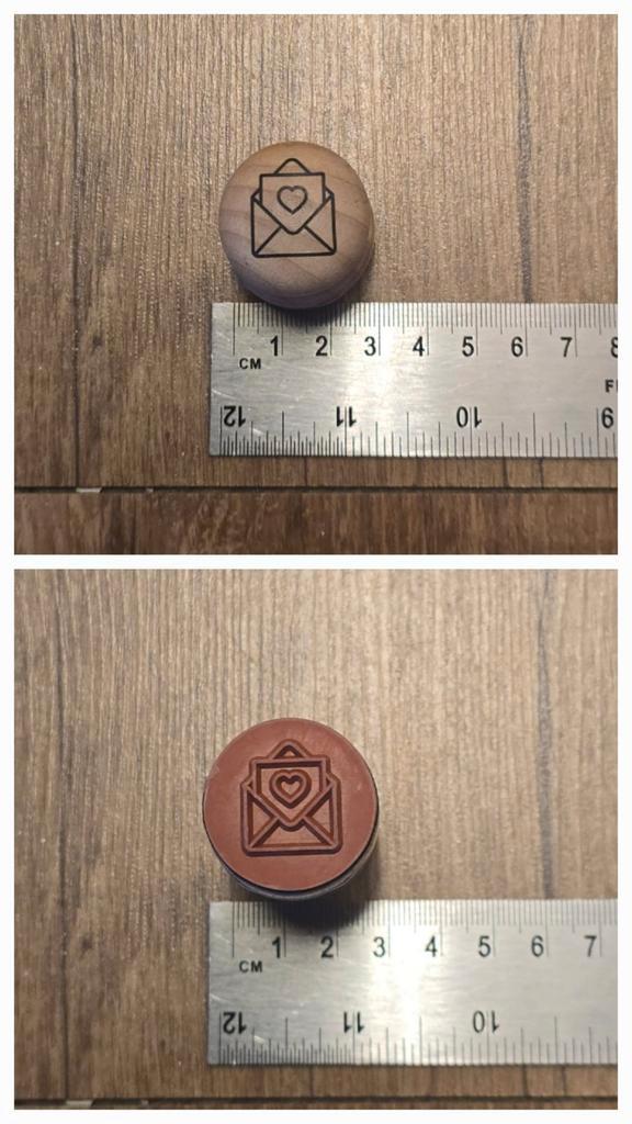 Stempel envelop, Hobby en Vrije tijd, Stempelen, Zo goed als nieuw, Ophalen of Verzenden