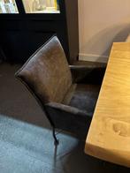 Zes eetkamerstoelen op wieltjes, Ophalen, Gebruikt, Minder dan 75 cm, Minder dan 150 cm