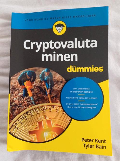Peter Kent - Cryptovaluta minen voor Dummies, Boeken, Informatica en Computer, Zo goed als nieuw, Ophalen of Verzenden