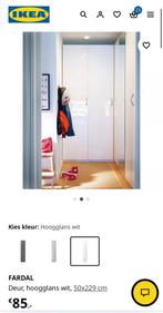 Ikea pax kastdeur wit hoogglans (2x) en antraciet (2x), Ophalen, Zo goed als nieuw, 50 tot 100 cm, 200 cm of meer