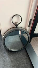 Spiegel rond 35 cm doorsnede, maritiem / industrieel, Minder dan 50 cm, Rond, Ophalen of Verzenden, Zo goed als nieuw