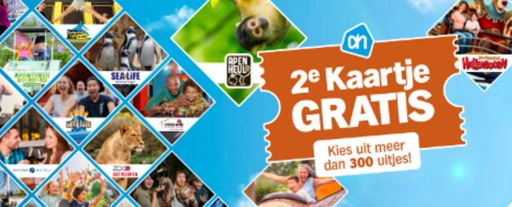 AH uitjeszegels 2e kaartje gratis voor meer dan 300 uitjes, Verzamelen, Supermarktacties, Albert Heijn, Ophalen