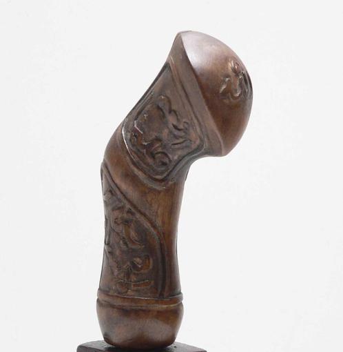 Greep executie Keris panjang greep HT1 met Arabische tekens, Antiek en Kunst, Kunst | Niet-Westerse kunst, Ophalen of Verzenden