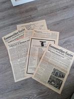 Lot kranten Luchtoorlog bombardementen Duitsland propaganda, Verzamelen, Ophalen of Verzenden, Overige soorten, Duitsland, Boek of Tijdschrift