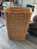 Rieten wasmand, Ophalen, Zo goed als nieuw, Rechthoekig, Riet