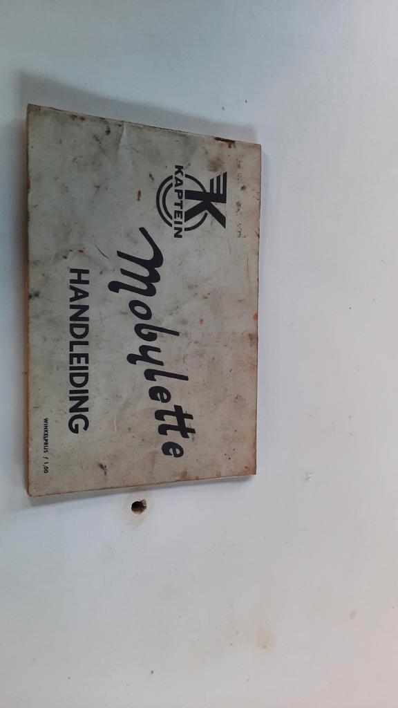 Kaptein Mobylette Handleiding - Origineel, Fietsen en Brommers, Handleidingen en Instructieboekjes, Gebruikt, Ophalen