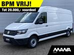 Volkswagen Crafter 35 2.0TDI 140PK L4H3 Sensoren Airco 12V B, Voorwielaandrijving, Stof, Zwart, 4 cilinders