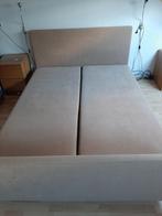 Boxspring 2-persoons 160x210 met hoofdbord en voeteind, Huis en Inrichting, Ophalen, Tweepersoons, Zo goed als nieuw, 160 cm