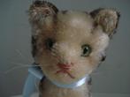 Steiff kat Tabby mohair gestreept staand geen ID niet geleed, Ophalen of Verzenden, Gebruikt, Hond of Kat, Overige typen