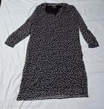 Zwarte Thule jurk met stippen, maat 42, merk Street One, Kleding | Dames, Verzenden, Maat 42/44 (L), Zo goed als nieuw, Knielengte