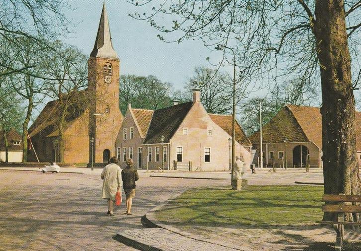 RODEN N.H. Kerk Winsinghof met Messerschmidt, Verzamelen, Ansichtkaarten | Nederland, Ongelopen, Drenthe, 1980 tot heden, Verzenden