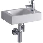 Geberit wastafel iCon 38x13.5x28 cm rechts gat wit (2), Doe-het-zelf en Verbouw, Sanitair, Ophalen, Nieuw, Wastafel