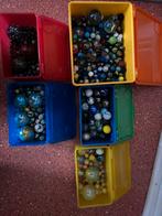 Verzameling knikkers in 5 bakken, Ophalen, Gebruikt
