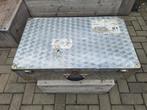 Oude Franse aluminium vliegtuig koffer, Sieraden, Tassen en Uiterlijk, Koffers, Ophalen, Gebruikt, Minder dan 50 cm