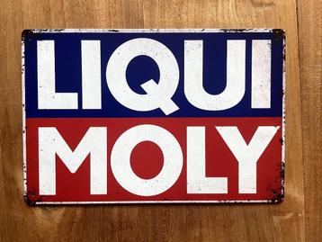 Liqui Moly metalen reclamebord / wandbord beschikbaar voor biedingen