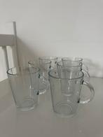 6 Thee glazen, Huis en Inrichting, Keuken | Servies, Gebruikt, Ophalen of Verzenden, Glas, Overige stijlen