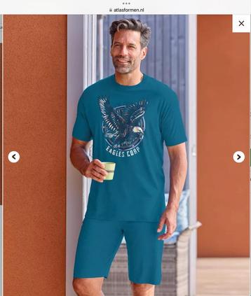 Heren pyjama. Slechts 1 x gedragen.️❗️Shortama. ZGAN Maat L beschikbaar voor biedingen