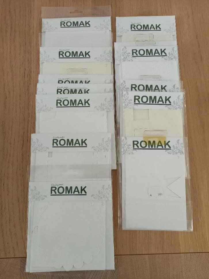 13 pakjes om kaarten te maken, Hobby en Vrije tijd, Kaarten | Zelf maken, Nieuw, Blanco kaart of Basiskaart, Overige thema's, Ophalen of Verzenden