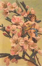 Antiek Lith. druk bloesem met baby Wenau Pastell No. 971, Ophalen of Verzenden, Voor 1920, Ongelopen, Kinderen