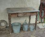 Tuintafel, Ophalen, Gebruikt, Rechthoekig, Hout