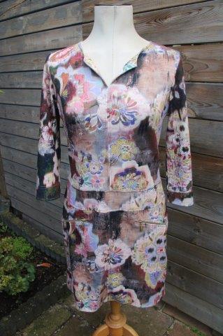 Jurk gekleurd Caroline Biss mt 36 Vaste prijs OPRUIMING, Kleding | Dames, Jurken, Zo goed als nieuw, Maat 36 (S), Overige kleuren