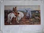 Poster: Vasnetsov - Vityaz op een kruispunt, Ophalen of Verzenden
