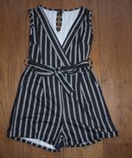 Zwart Wit Gestreepte Playsuit (S), Ophalen of Verzenden, Zo goed als nieuw, Maat 36 (S), Zwart