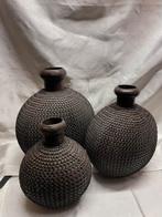 waterkruiken set van drie / vazen / kruiken, Ophalen, Overige kleuren, Minder dan 50 cm, Glas