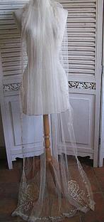 antieke bruidssluier nr MM 239, Kleding | Dames, Trouwkleding en Trouwaccessoires, Verzenden, Gedragen, Accessoires