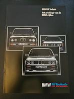 Brochure BMW M Technic 3-serie, 5-serie, 6-serie 1986, Ophalen of Verzenden, Zo goed als nieuw, BMW