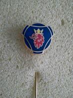 Emaille Scania kop speld, Verzamelen, Speldjes, Pins en Buttons, Ophalen of Verzenden, Zo goed als nieuw, Transport