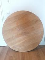 Rond eiken tafelblad 110cm, Ophalen, Gebruikt, Modern, Scandinavisch, japandi, hout, Vier personen