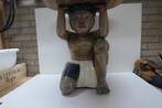 houten pop houten olifant, Ophalen