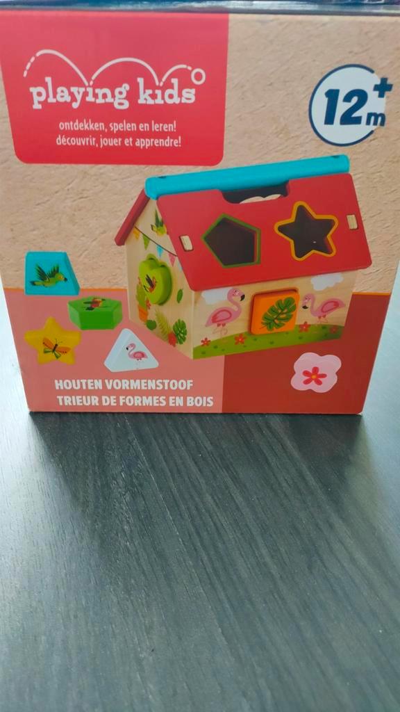 Nieuw Houten Speelhuisje - Educatief & Leerzaam, Kinderen en Baby's, Speelgoed | Houten speelgoed, Nieuw, Overige typen, Ophalen of Verzenden