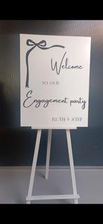 Te huur
Welkomst bord bruiloft verloving feest Schildersezel, Huis en Inrichting, Ophalen of Verzenden