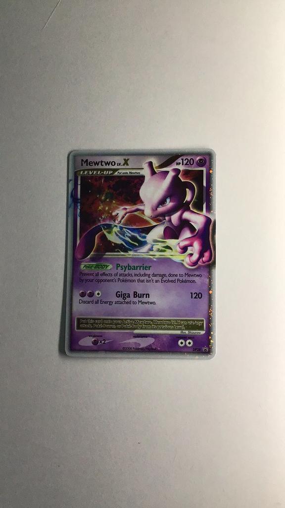 Mewtwo LV.X holofoil - Promo 2009, Hobby en Vrije tijd, Verzamelkaartspellen | Pokémon, Zo goed als nieuw, Ophalen