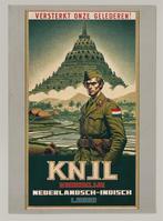 Unieke Koninklijk Nederlands Indie Leger KNIL Poster, Verzenden, Landmacht, Nederland, Foto of Poster